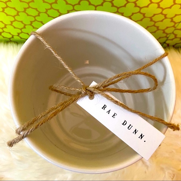 Rae Dunn HOME Planter On Wooden Stand Gift for Mom - Picture 4 of 7